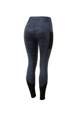 Horze Damen Reitleggings Mit Silikonvollbesatz Und Mesh