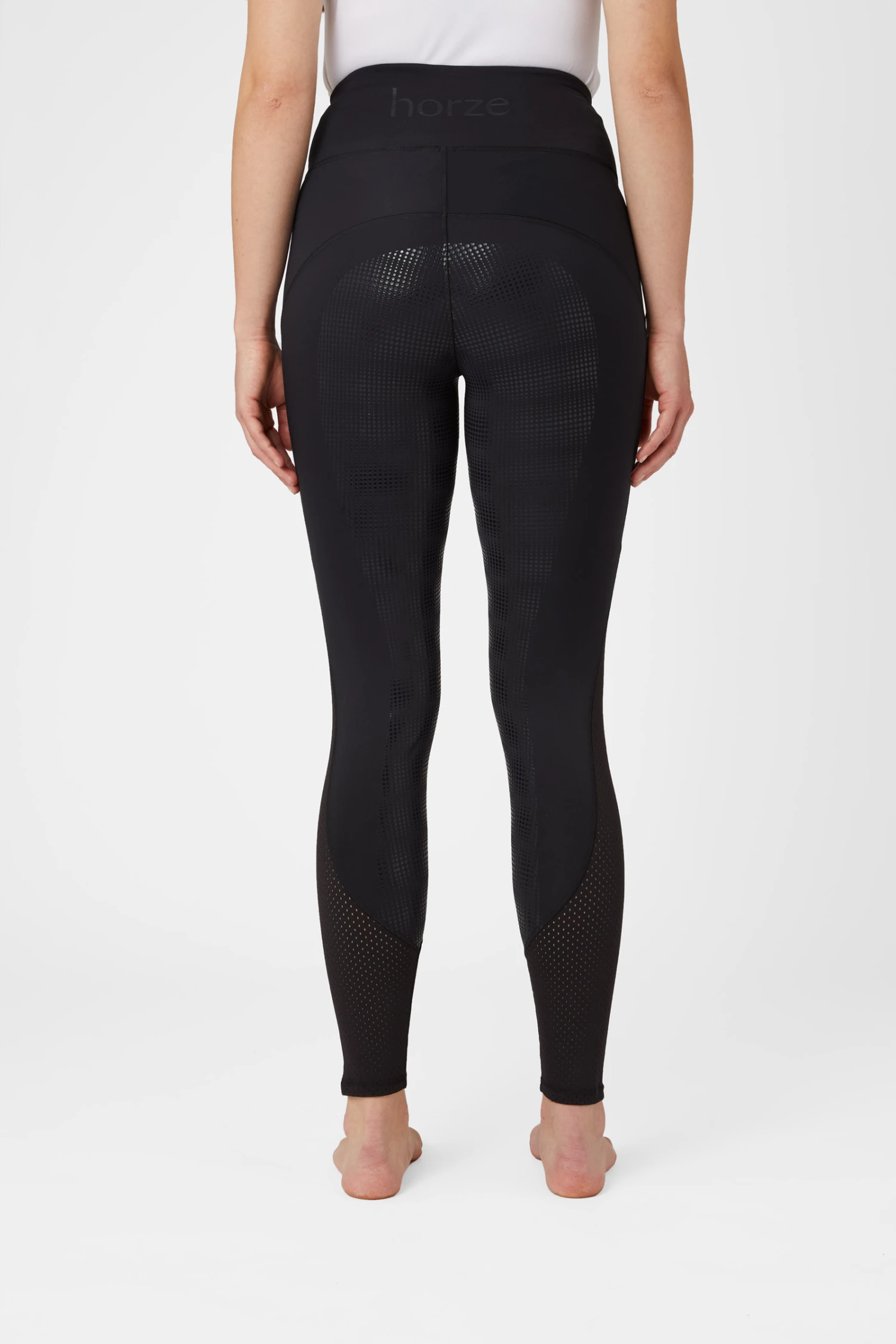Horze Damen Reitleggings Mit Silikonvollbesatz Und Mesh Einsätzen 6 Horze Damen Reitleggings Mit Silikonvollbesatz Und Mesh Einsätzen – Bild 4