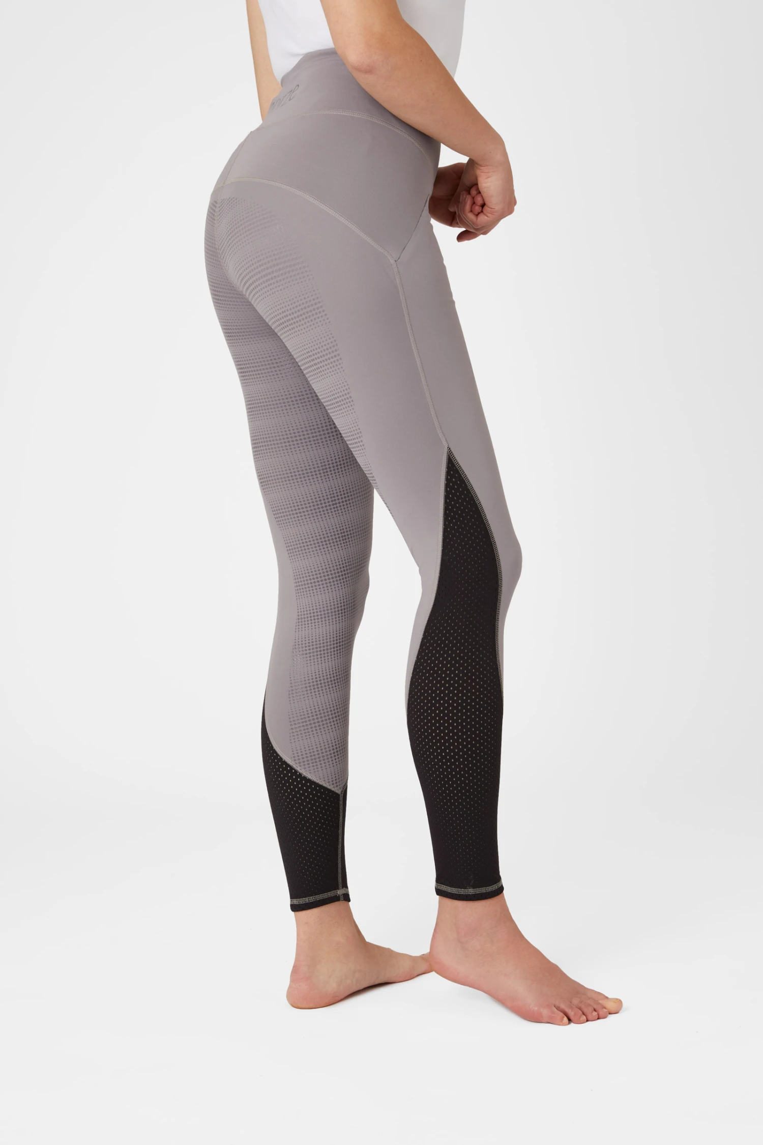 Horze Damen Reitleggings Mit Silikonvollbesatz Und Mesh Einsätzen 9 Horze Damen Reitleggings Mit Silikonvollbesatz Und Mesh Einsätzen – Bild 7