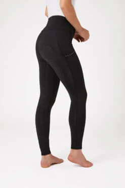 Horze Reitleggings Mit Silikonvollbesatz Und Kristalltaschen 29 Horze Reitleggings Mit Silikonvollbesatz Und Kristalltaschen -Reitmode Meiste 36908 BL 2