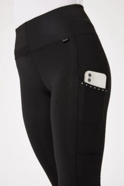Horze Reitleggings Mit Silikonvollbesatz Und Kristalltaschen 32 Horze Reitleggings Mit Silikonvollbesatz Und Kristalltaschen -Reitmode Meiste 36908 BL 5