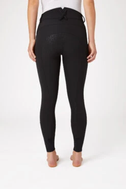 Horze Reithose Mit Silikonvollbesatz Und Kristall-Taschen -Reitmode Meiste 36952 BL 4