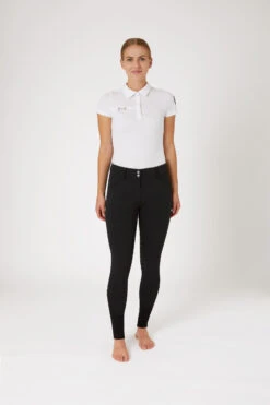 Horze Silikonvollbesatzreithose Mit Bestickung Und Kristallen -Reitmode Meiste 36954 bl 03