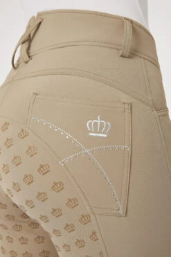 Horze Silikonvollbesatzreithose Mit Bestickung Und Kristallen -Reitmode Meiste 36954 sgr 06