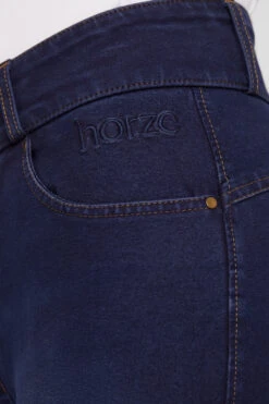 Horze Damen Jeansreithose Mit Leder- Und Silikonvollbesatz 19 Horze Damen Jeansreithose Mit Leder- Und Silikonvollbesatz -Reitmode Meiste 36958 DNB 5