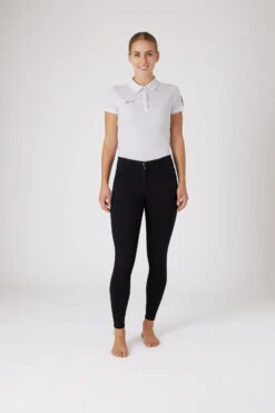 Horze Damenreithose Mit Ledervollbesatz Und Kristalltaschen 16 Horze Damenreithose Mit Ledervollbesatz Und Kristalltaschen -Reitmode Meiste 36959 BL 3