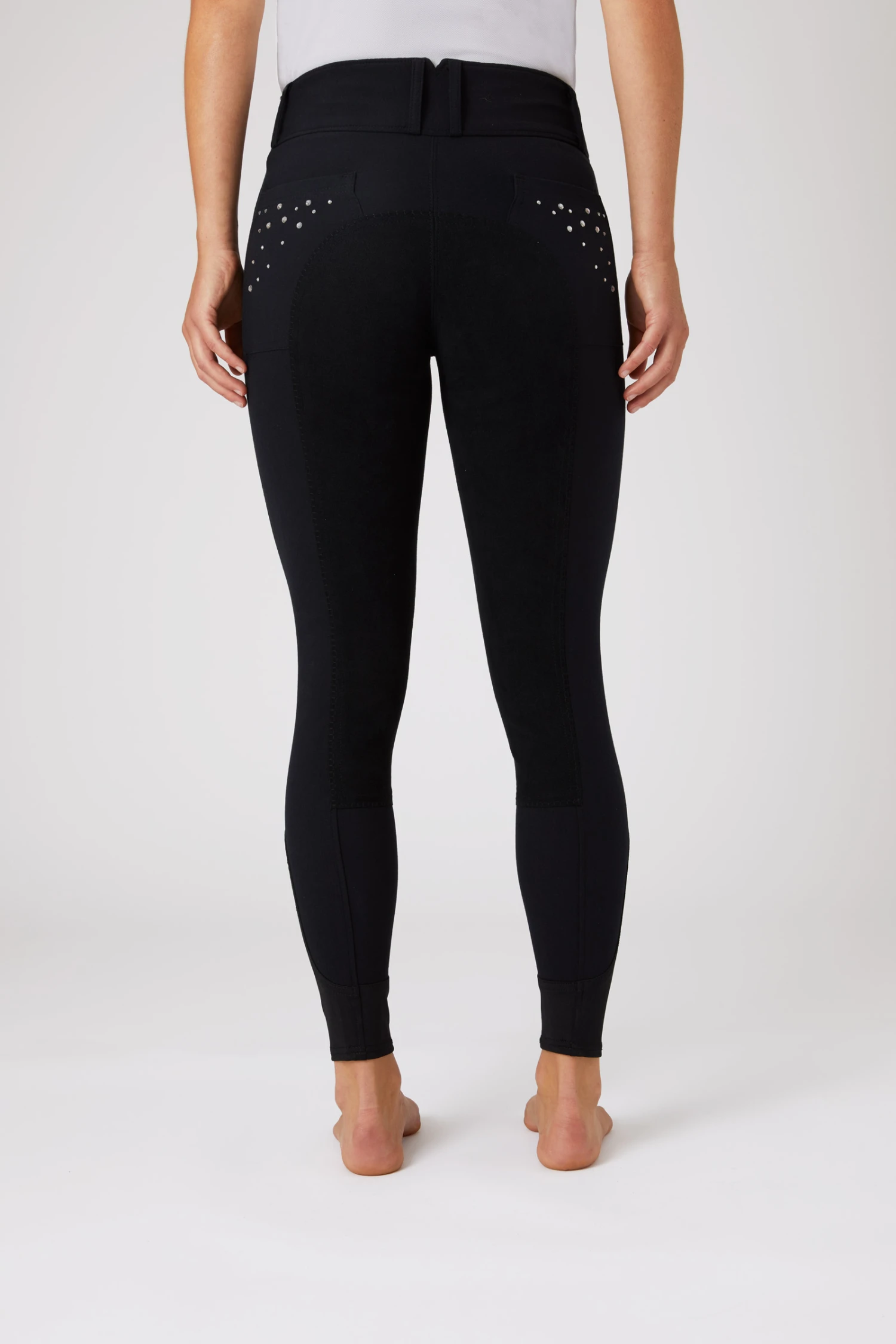 Horze Damenreithose Mit Ledervollbesatz Und Kristalltaschen 6 Horze Damenreithose Mit Ledervollbesatz Und Kristalltaschen – Bild 4