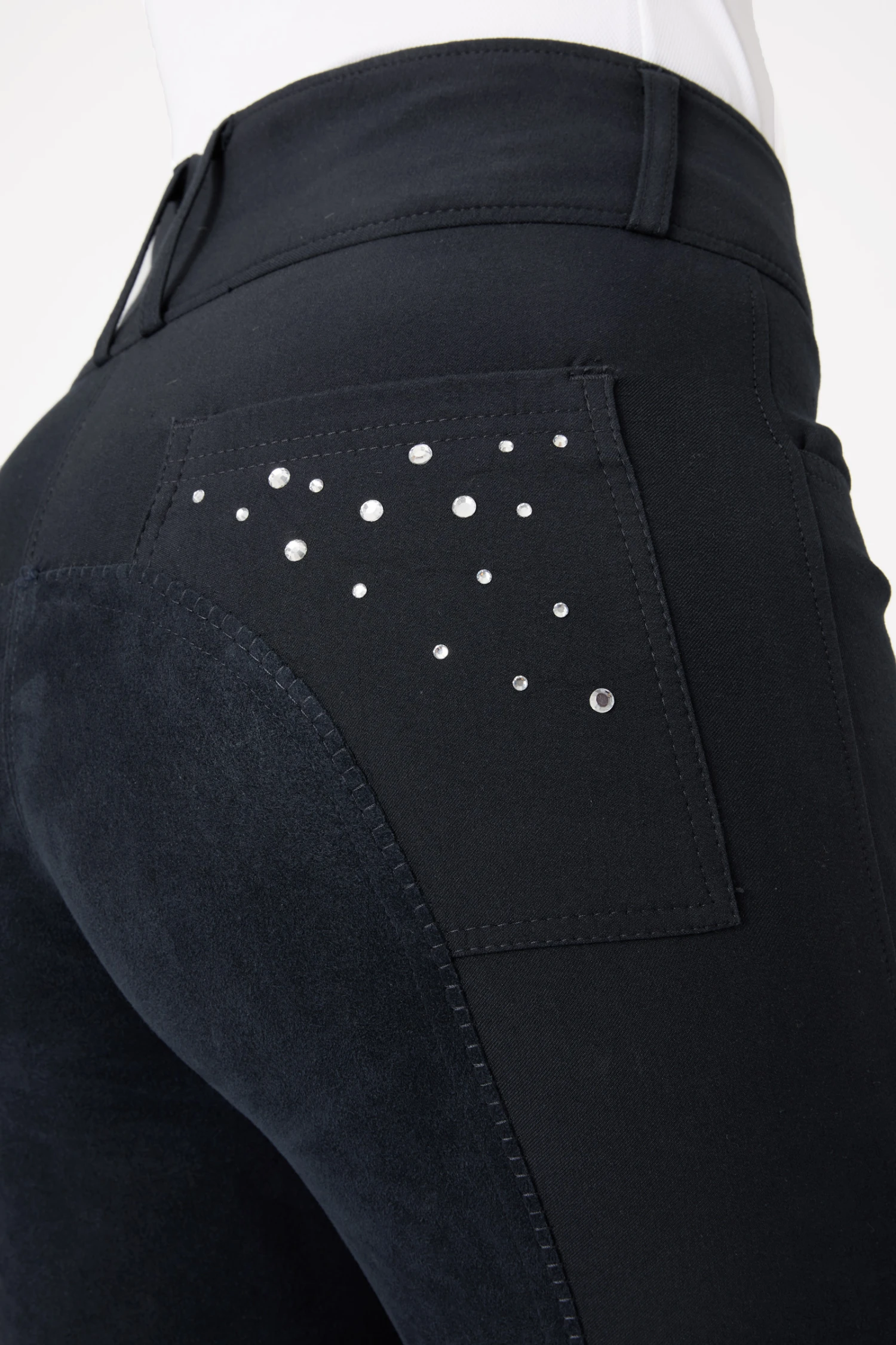 Horze Damenreithose Mit Ledervollbesatz Und Kristalltaschen 13 Horze Damenreithose Mit Ledervollbesatz Und Kristalltaschen – Bild 11