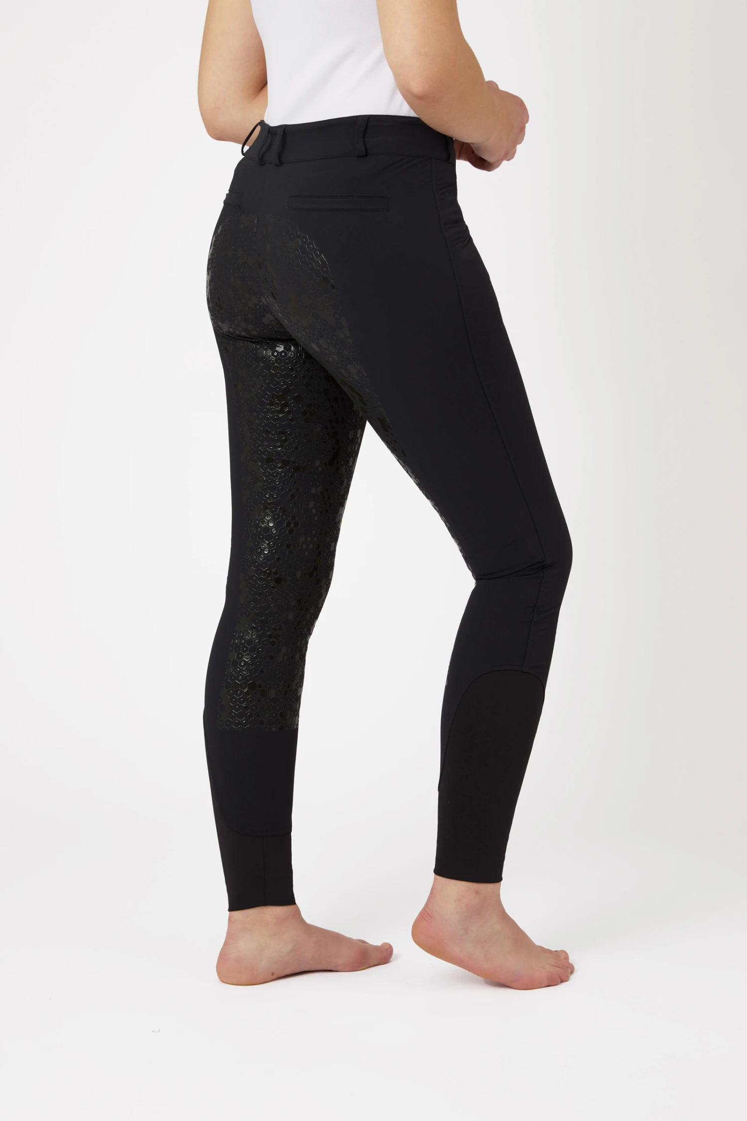 Horze Reithose Mit Vollbesatz Und Hohem Bund 4 Horze Reithose Mit Vollbesatz Und Hohem Bund – Bild 2