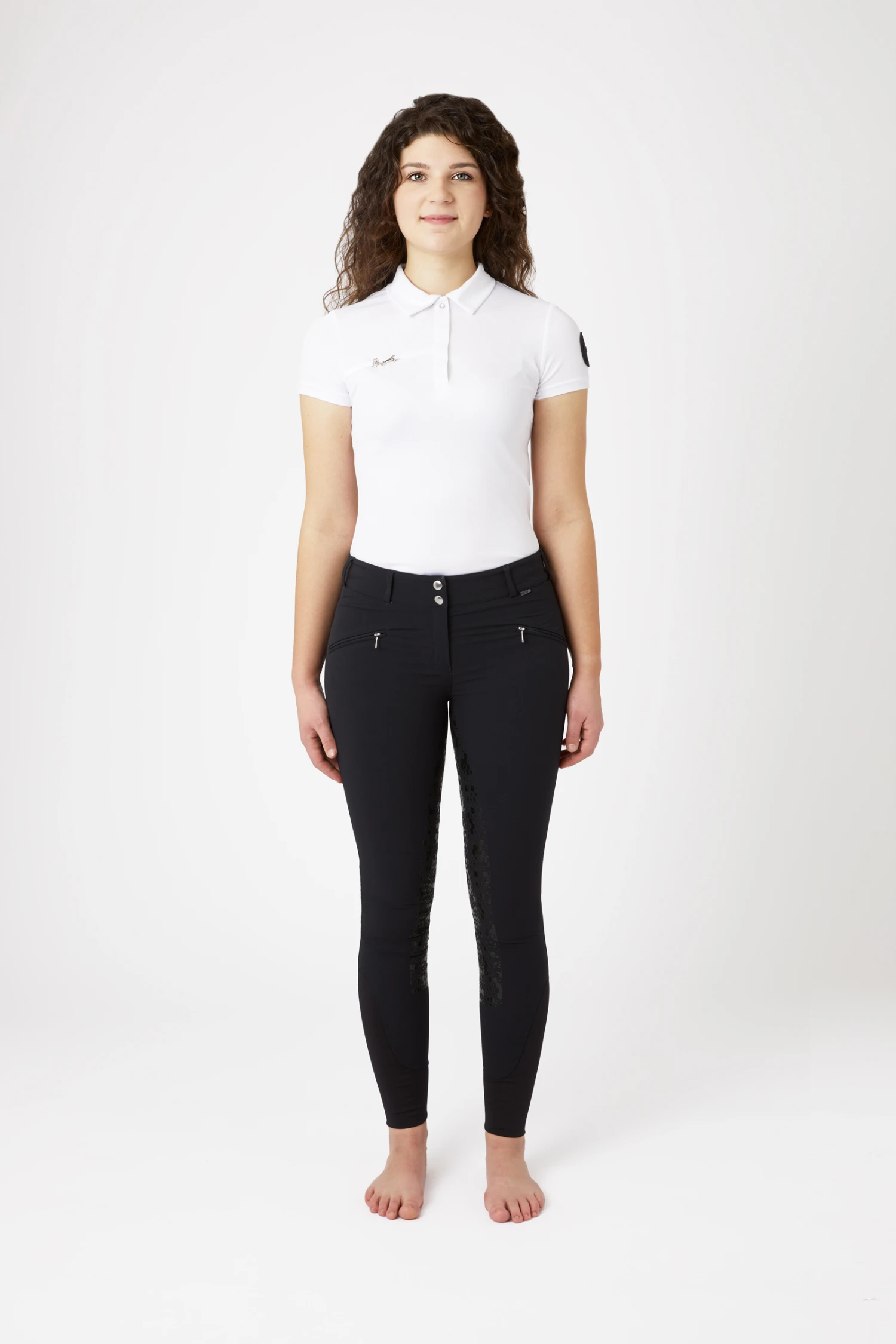 Horze Reithose Mit Vollbesatz Und Hohem Bund 5 Horze Reithose Mit Vollbesatz Und Hohem Bund – Bild 3