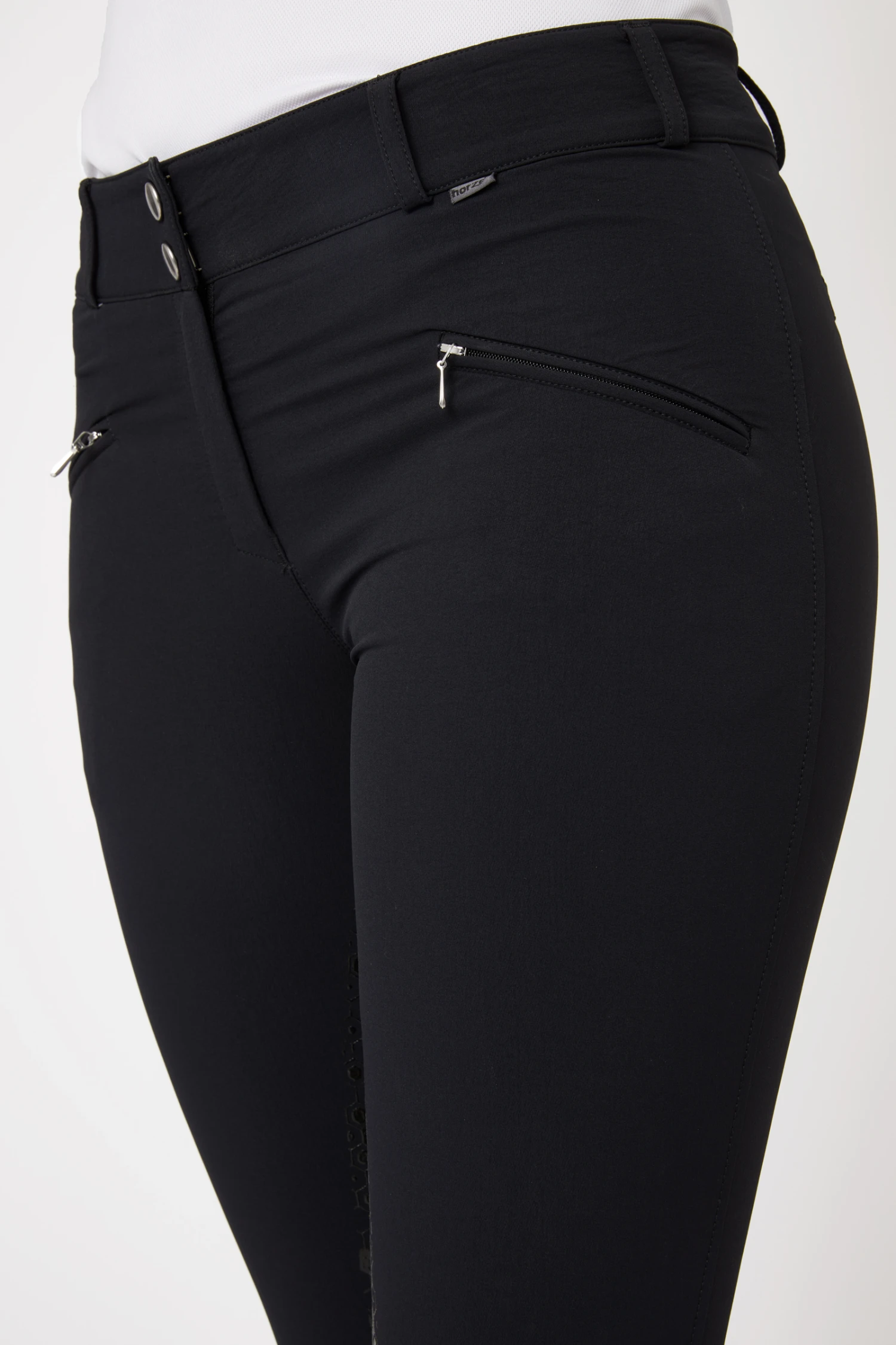 Horze Reithose Mit Vollbesatz Und Hohem Bund 7 Horze Reithose Mit Vollbesatz Und Hohem Bund – Bild 5