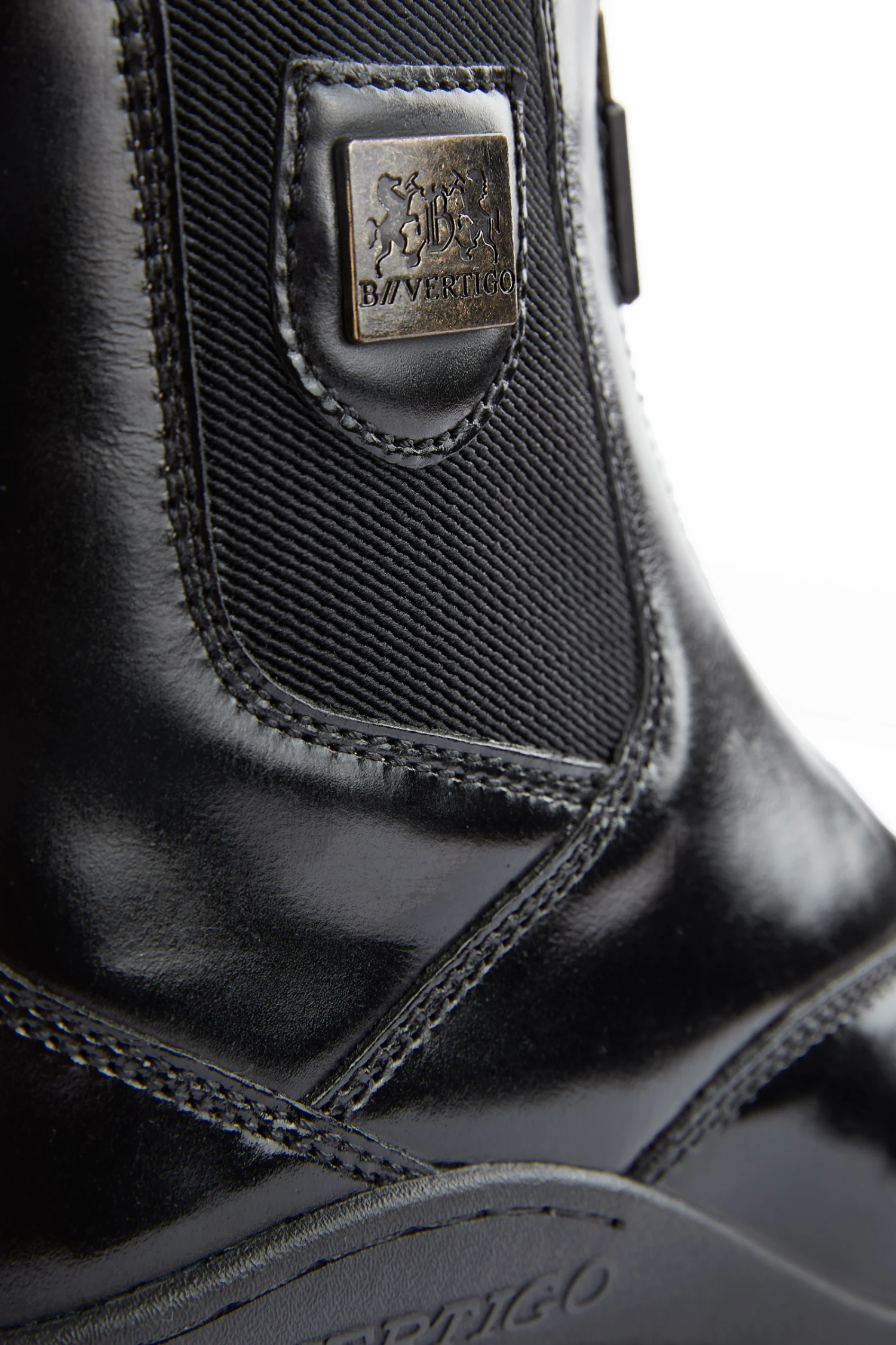 B Vertigo Saturn Damen Lederreitstiefeletten Mit Reißverschluss 8 B Vertigo Saturn Damen Lederreitstiefeletten Mit Reißverschluss – Bild 6