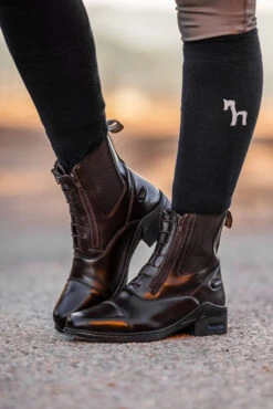 Horze Kingston Damen Reitstiefeletten Mit Doppeltem Reißverschluss -Reitmode Meiste 38267 790 09