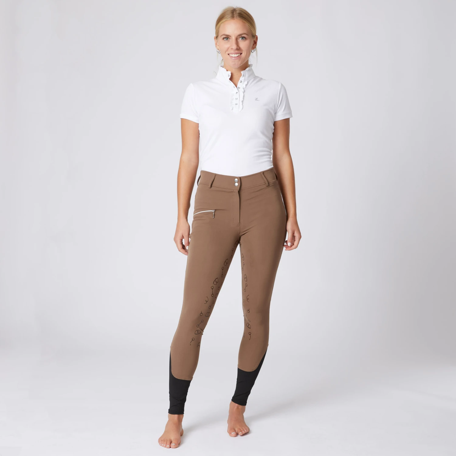 Reithose Mit Vollbesatz Mit Hohem Bund Und Silikon Gebissdruck 4 Reithose Mit Vollbesatz Mit Hohem Bund Und Silikon Gebissdruck – Bild 2