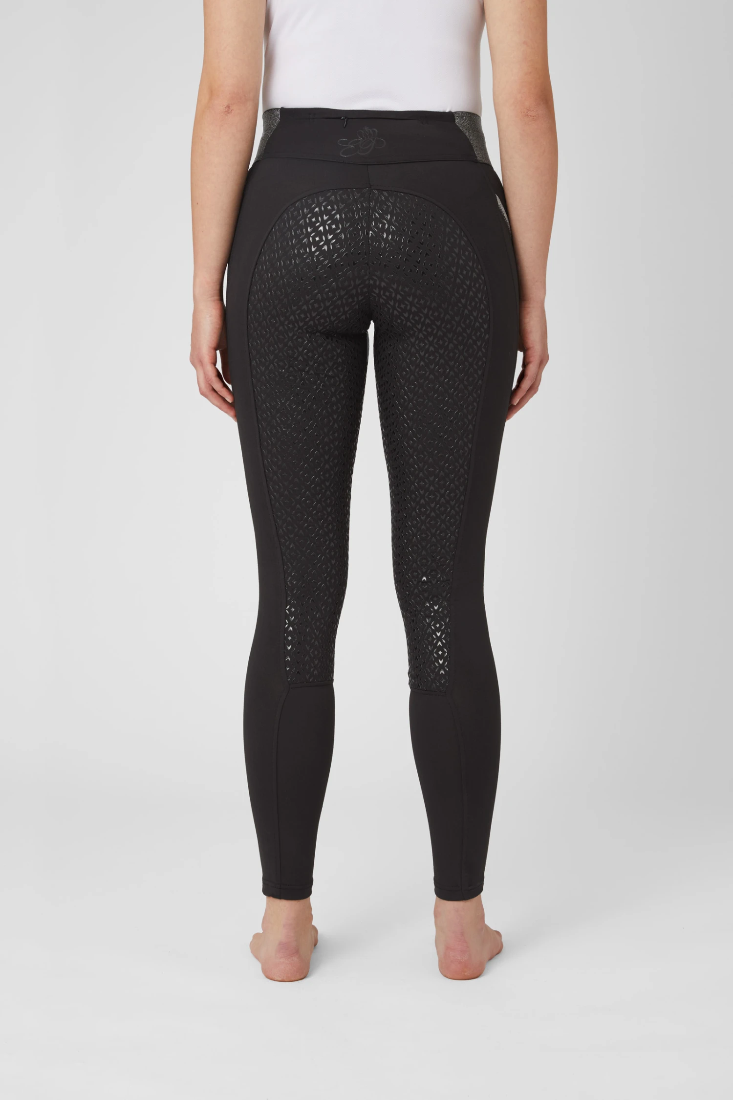 Damen Reitleggings Mit Vollbesatz Und Glitzerbund 6 Damen Reitleggings Mit Vollbesatz Und Glitzerbund – Bild 4