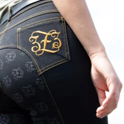 Reithose Mit Vollbesatz In Jeansoptik Für Damen 24 Reithose Mit Vollbesatz In Jeansoptik Für Damen -Reitmode Meiste CP3680 BL 11