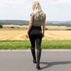 Reithose Mit Vollbesatz In Jeansoptik Für Damen 30 Reithose Mit Vollbesatz In Jeansoptik Für Damen -Reitmode Meiste CP3680 BL 7