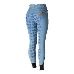 Reithose Mit Vollbesatz In Jeansoptik Für Damen 35 Reithose Mit Vollbesatz In Jeansoptik Für Damen -Reitmode Meiste CP3680 LB 3