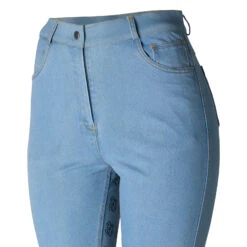 Reithose Mit Vollbesatz In Jeansoptik Für Damen 36 Reithose Mit Vollbesatz In Jeansoptik Für Damen -Reitmode Meiste CP3680 LB 4