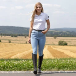 Reithose Mit Vollbesatz In Jeansoptik Für Damen 38 Reithose Mit Vollbesatz In Jeansoptik Für Damen -Reitmode Meiste CP3680 LB 6