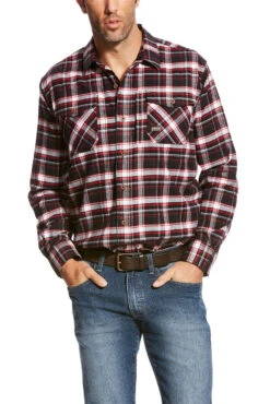 Ariat Rebar Flannel DuraStretch Herren Arbeitshemd