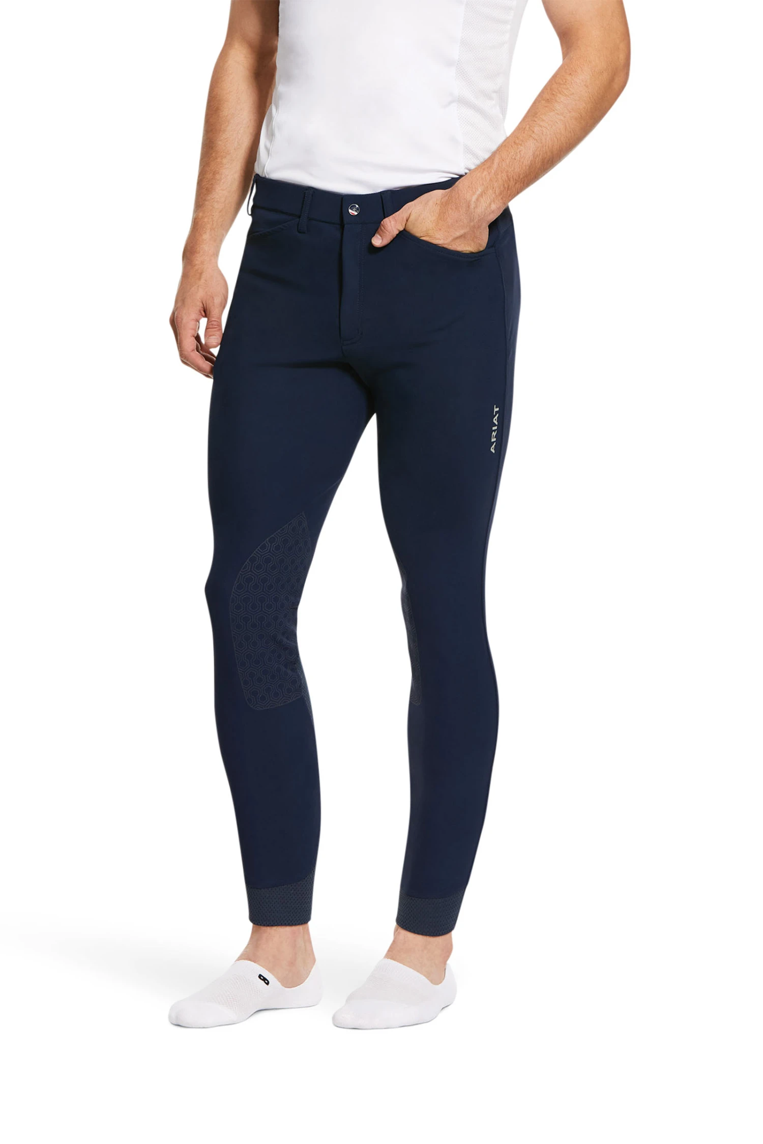 Ariat Tri Factor Grip Herren Reithose Mit Kniebesatz 4 Ariat Tri Factor Grip Herren Reithose Mit Kniebesatz – Bild 2