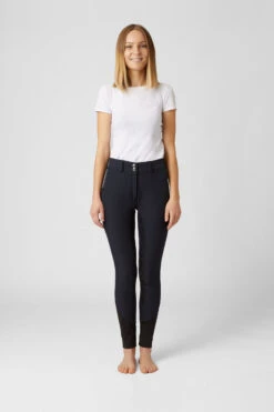 Horze Thermo Softshellreithose Für Damen Mit Hohem Bund Und Kristallen -Reitmode Meiste cp3592 db 03