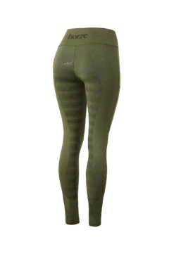 Horze Reitleggings Für Damen Mit Silikonvollbesatz Und Handytasche -Reitmode Meiste cp3593 dgr 01