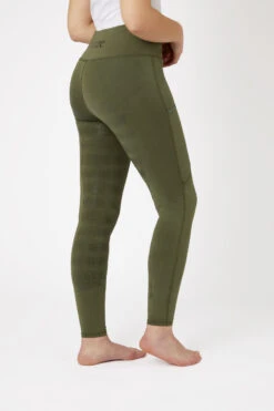 Horze Reitleggings Für Damen Mit Silikonvollbesatz Und Handytasche -Reitmode Meiste cp3593 dgr 02