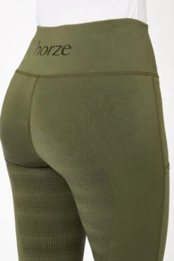 Horze Reitleggings Für Damen Mit Silikonvollbesatz Und Handytasche -Reitmode Meiste cp3593 dgr 06