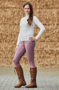 Horze Wasserdichte Damen Country Stiefel Mit Kunstfellfutter -Reitmode Meiste cp3913 br 09